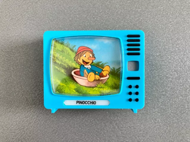 Mini TV visionneuse Pinocchio Plastiskop mint Antenne 2 no View Master Mupi 