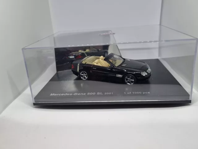 1/43 Scale Model Mercedes-Benz 500SL 2001    Black Norev 351102