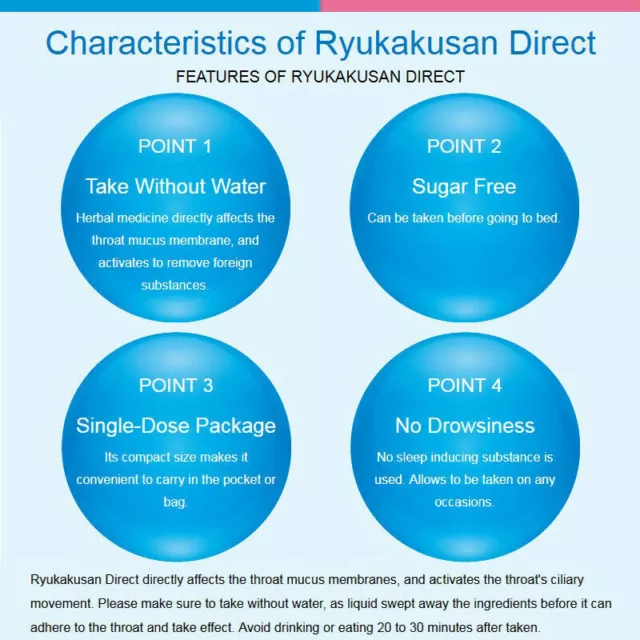 Japan Ryukakusan Direct Stick for Sore Throat/Coughing Powder 2