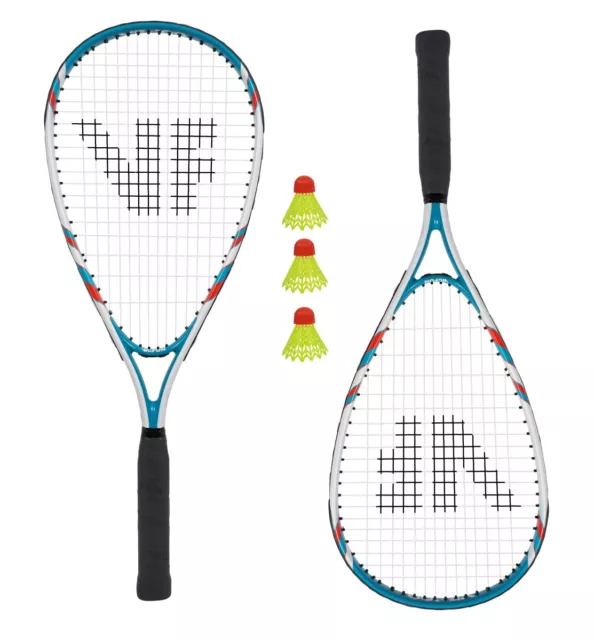 VICFUN Speed Badminton Set VF-100 mit Bällen und Tasche   Federballset