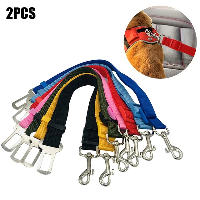 Correa de entrenamiento de alta calidad coche para mascotas clip bungee plomo 2 piezas