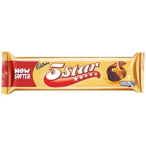 40 Barres de 21,5 Gm Cadbury Cadbury 5 Star Chocolate Bar Caramel + Chocolat