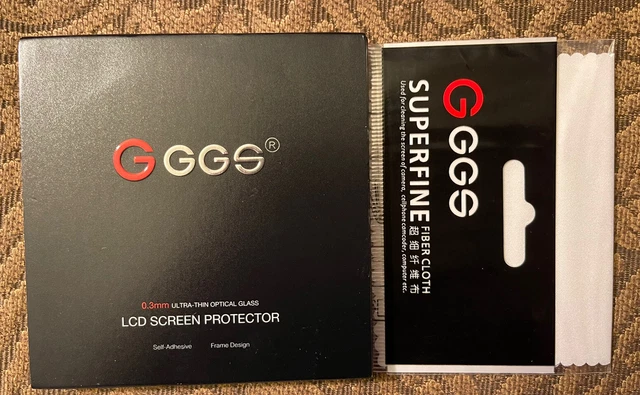 GGS LCD Screen Protector Self-Adhesive 0.3mm Ultra-Thin Optical Glass For A6300