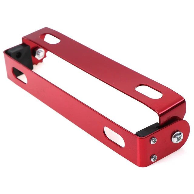 Aluminum Universal Motorcycle Adjustable Angle License Plate Bracket Holder T.N8