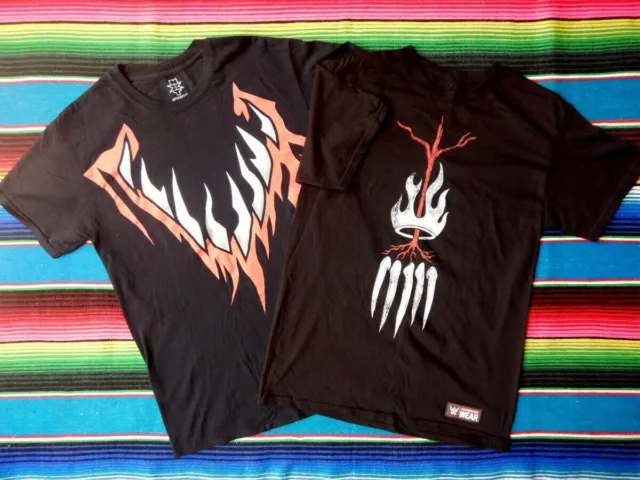 ✺Near New✺ FINN BALOR WWE NXT Wrestling Shirts x 2 - SIZE MEDIUM - WWF