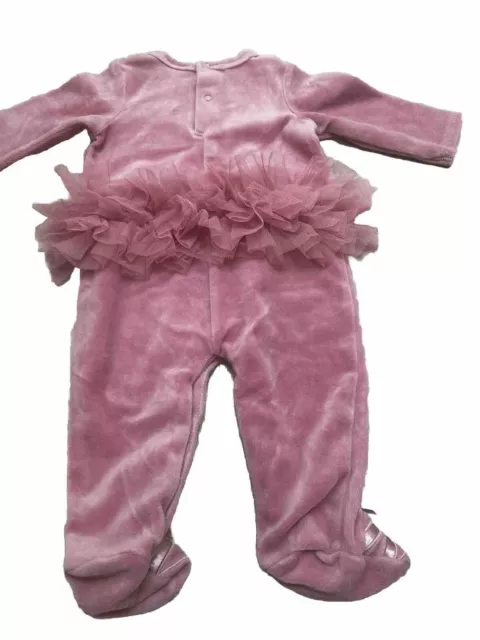 NEW ! First Impressions Baby Girl Ballerina Coverall Pink 2