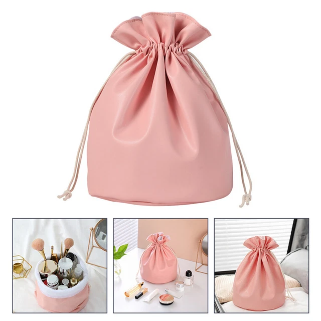 Borsa Da Toilette Tidy In Poliestere Rosso - 26x15x10 Cm, Leggera E Capiente Con Motivi Floreali - Lavabile A 30°C, Perfetta Per Viaggio E Casa