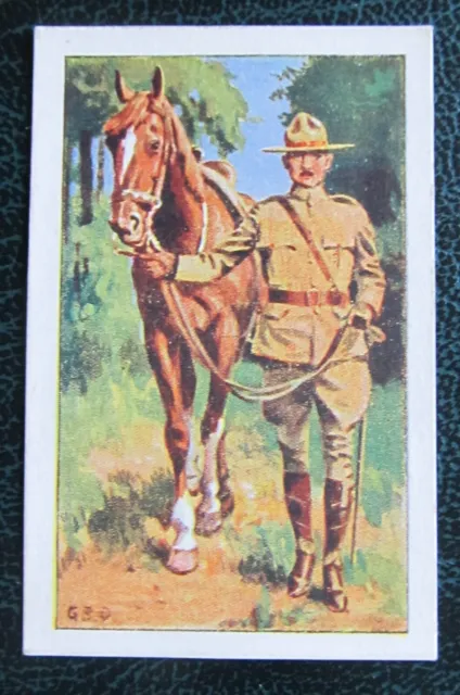Trade Cigarette Card Police of all Nations Canadian Mounted Police CAT PRICE £8