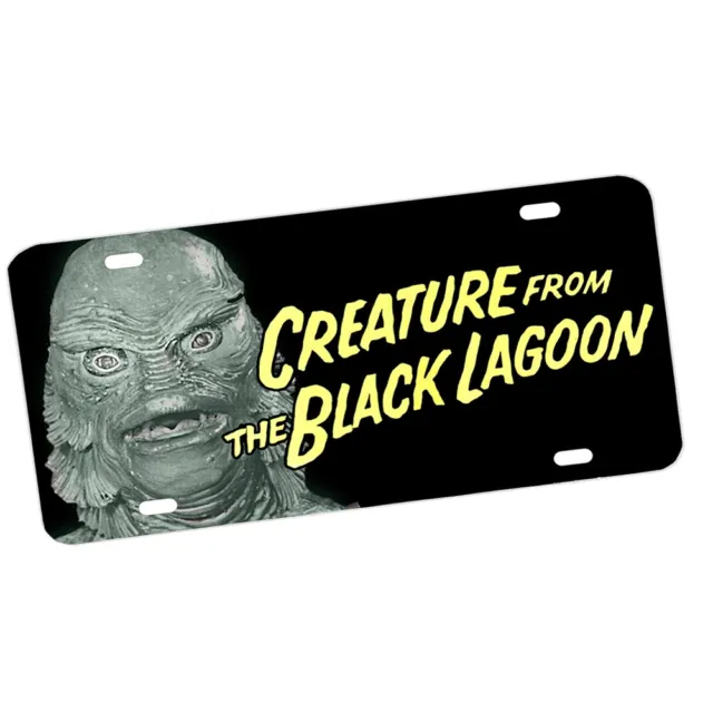 1960's Horror Movie Creature From The Black Lagoon Design Aluminum License Plate