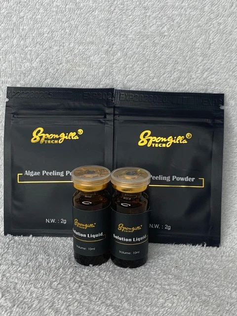 Peeling Aux Algues Lot De 6 Sachets - Poudre Exfoliante Rajeunissante, Anti-imperfections - Naturel, Pour Tout Type De Peau
