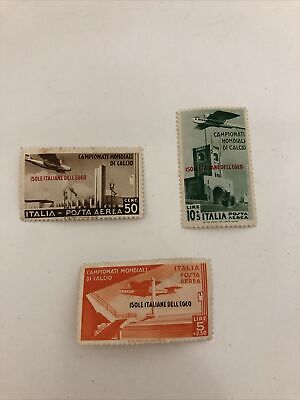 QUARTINA ** COLONIE EGEO 1934 TASSE 9V 