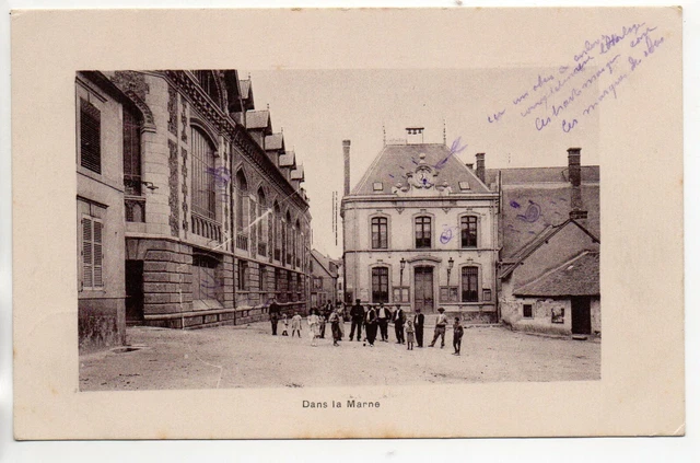 VERZENAY - Marne - CPA 51 - la place du marché