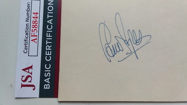 LEW AYRES- "Planet of the Apes" and "Dr. Kildare" ACTOR SIGNED 3 x 5 Card-COA