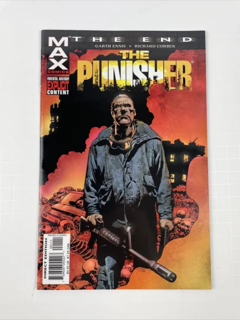 Punisher The End #1 2004 Marvel Max Garth Ennis Richard Corben Mature Comic