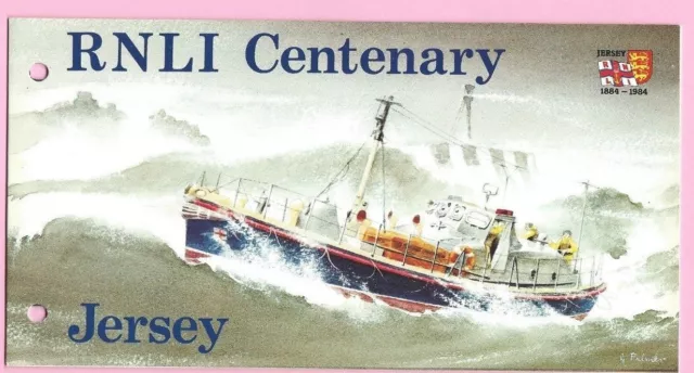 JERSEY 1984 Presentation Pack - RNLI CENTENARY (Lifeboats) - MNH stamps