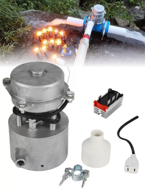 Generador hidroeléctrico de turbina de aleación de aluminio para el hogar 1000W 220V 50HZ vatios