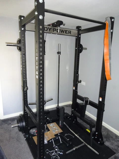 BODY POWER TITAN Full Rack Adds Ons and Olympic Weights £700.00 ...