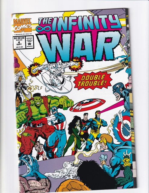 Marvel THE INFINITY WAR #4 NM Wrap Around Cover Bagged and Boarded