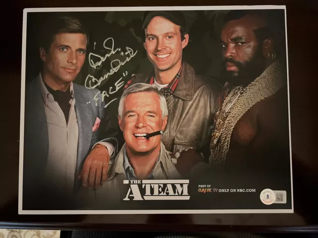 Dirk Benedict Hand Signed In Person Autographed A-Team 8 1/2 X 11  Rare Jsa Coa