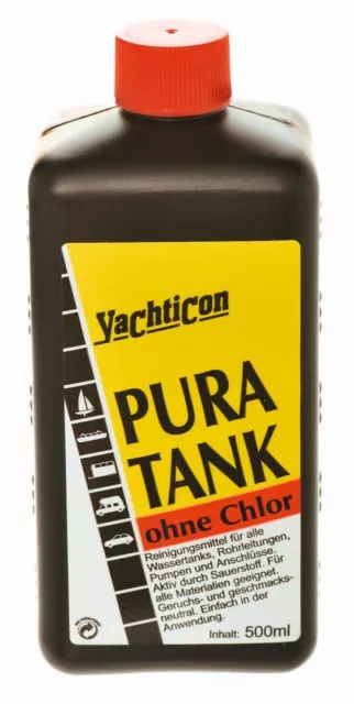 Yachticon Pura Tank Wassertank Reiniger Reinigung Trinkwasser Desinfektion 500ml