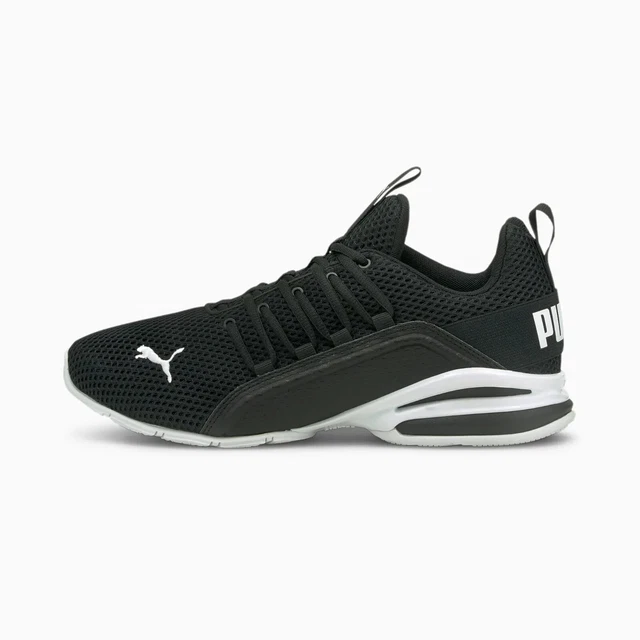 PUMA Axelion LS Herren Laufschuhe IN Schwarz Und Weiß