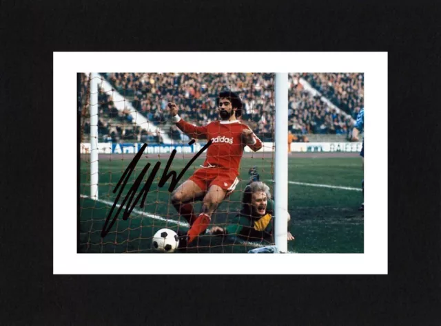 8X6 Mount GERD MULLER Signed Autograph PHOTO Ready To Frame Gift BAYERN MUNICH