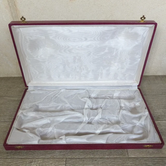 ANCIEN ECRIN COFFRET BOITE VIDE POUR PETITE LOUCHE MENAGERE EUR 18,00