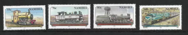 Nambia, 1995 Centenary Of The Railways In Nambia, Sg 657-660, Mnh Set 4