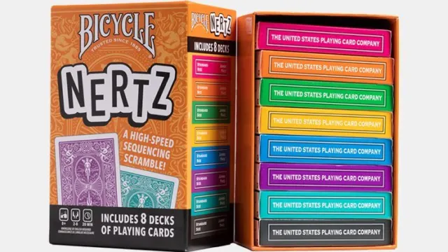 Bicycle Nertz Set (Cards and Game), Great Gift For Card Collectors Poker Games