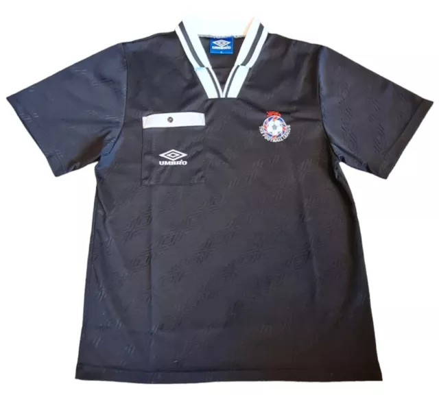 Official Umbro Football League Referee Shirt 1994-96 Size M Unworn New in Pack.