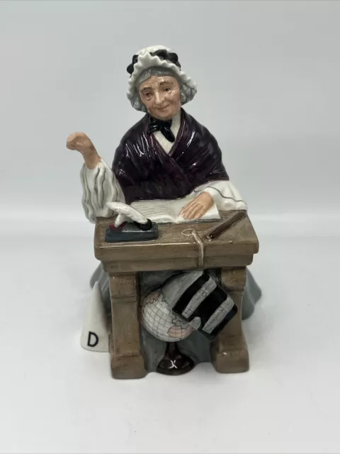 Vintage Royal Doulton England “Schoolmarm” Porcelain Figurine HN 2223