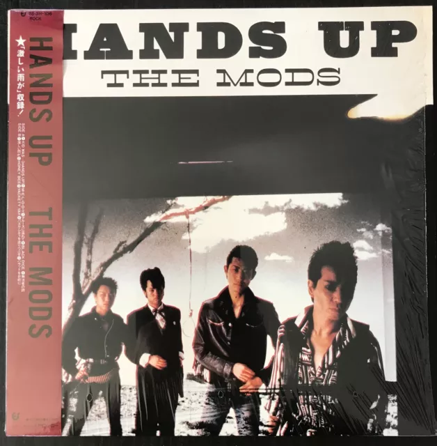 THE MODS - Hands Up - Vinyl LP Album Record - Japan - OBI - Insert - Rock