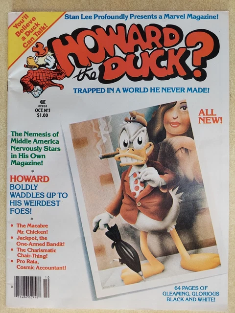 Howard The Duck? Marvel Comic Magazine Issue #1 October 1979