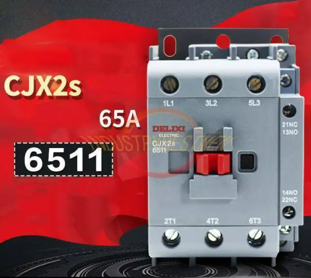 ONE Delixi CJX2s-6511 CJX2s6511  65A, AC Contactor 1NO+1NC New