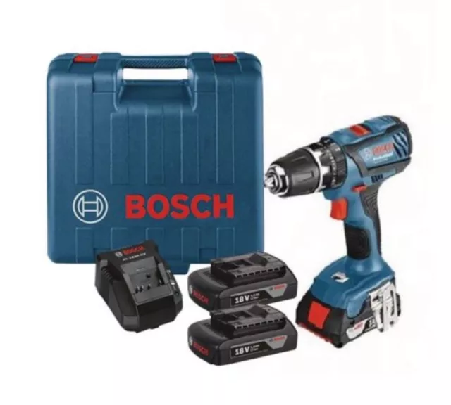 Perceuse Bosch GSB 18V-55 2X2Ah