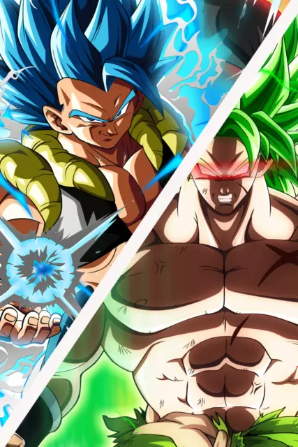 Gogeta Blue vs Broly Art Board Print for Sale by GrisArt