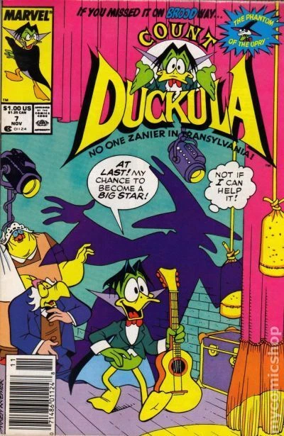 Count Duckula #7 FN 6.0 1989 Stock Image