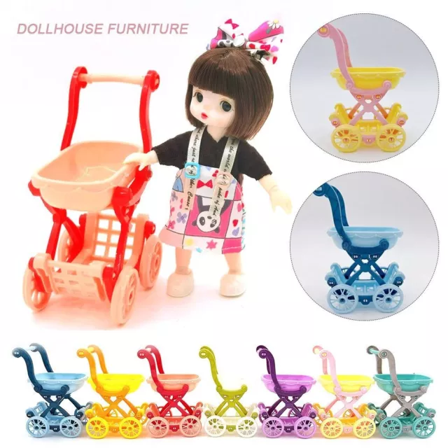 Spielzeug Zubehör Einkaufs wagen DIY Puppenhaus möbel  Puppenhaus