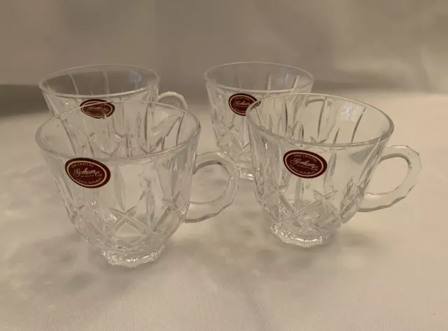 Gorham LADY ANNE Punch Cups Set of 4 Czech Republic Never Used in Orig Box