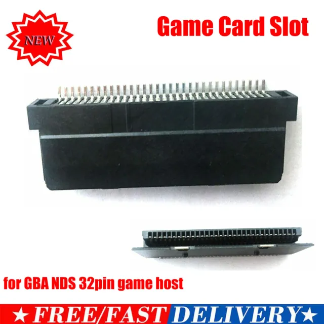 32Pin Game Card Slot Cartridge Reader Adapter for GBA NDS Host Gaming Consoles