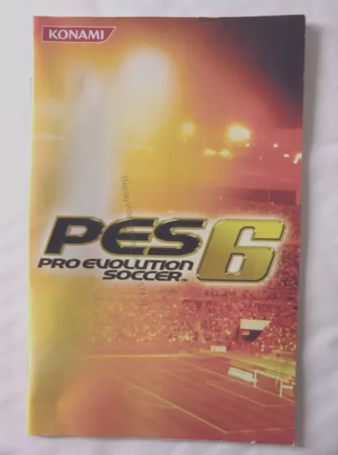 57430 Instruction Booklet - Pro Evolution Soccer 6 - Sony PS2 Playstation 2 (200