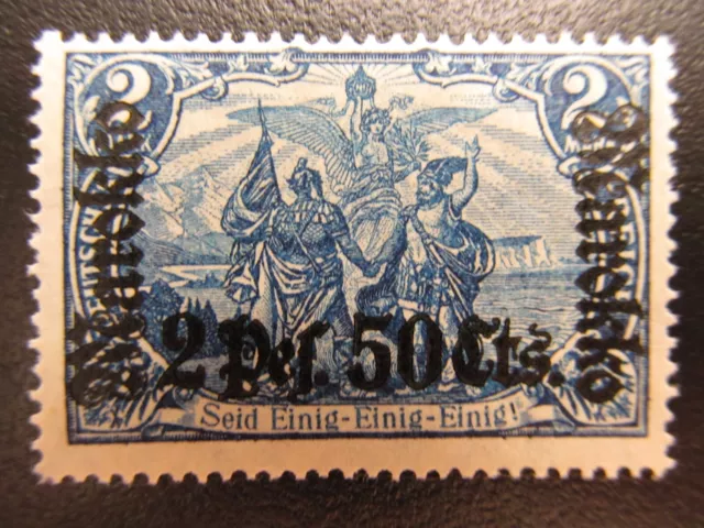 DK - Marokko Nr. 56B, 1911, postfrisch, BPP geprüft, Mi 75€ *KB368*