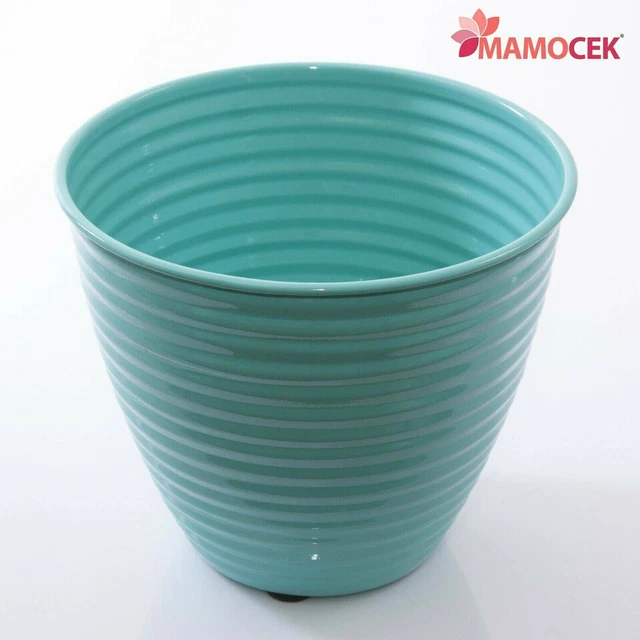 PORTAVASO Vaso coprivaso fioriera latta tiffany tondo cm.26 h22 piante fiori