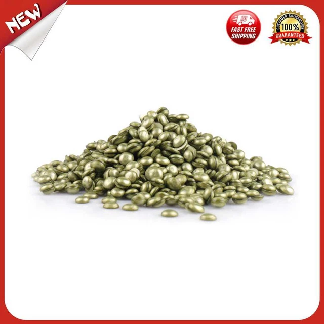 es 100g/pack Bead Wax Paper Free Pellet Depilatory for Face Legs Arm (Gold)