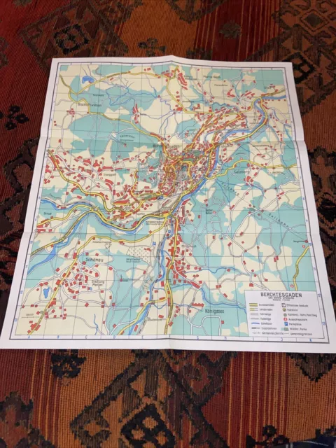 Landkarte Verlag Anton Plenk / Berchtesgaden und nähere Umgebung Ausgabe 1970/71