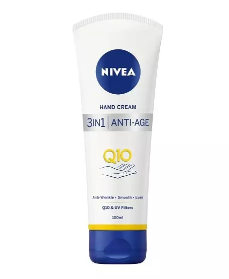 Nivea Hand Cream Q10 3in1 Anti Age UV Hydrates Soft Firming Glycerin 100 ml