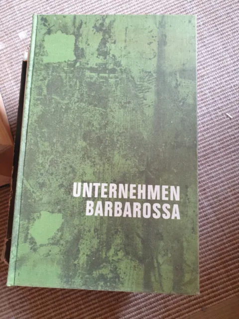 Buch Unternehmen Barbarossa, Der Marsch nach Russland Von 1963 Mit Karte