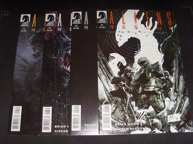 Aliens Rescue 1-4 Dark Horse Comic Set Complete Wood Mckeown Torre 2019 Vf/Nm