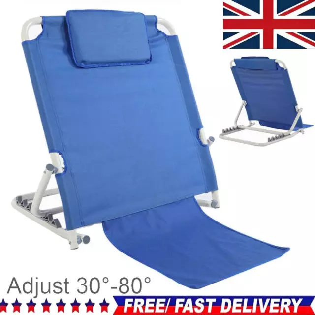 Heavy Duty Deluxe Disability Adjustable Fabric Bed Back Rest Bed Support UK