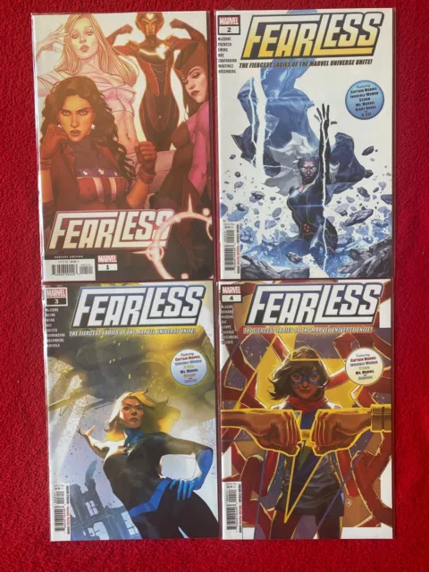 Fearless  1 2 3 4  Set    - 2019  Series  -  Marvel Comics
